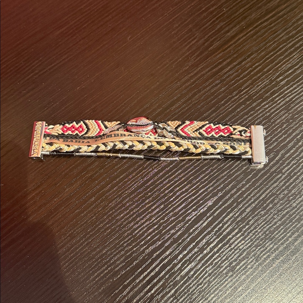 Hipanema Multicolor Beaded Stack Bracelet - Size Small